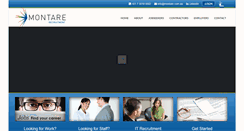 Desktop Screenshot of montare.com.au